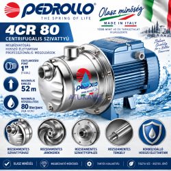 Pedrollo 4CRm 80 INOX 52méter 80liter