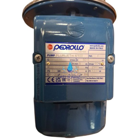 Pedrollo PLURIJETm 4/100 50bar 130liter