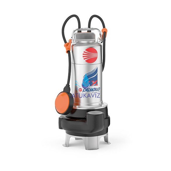 Pedrollo VXm 8/50 szennyvíz szivattyú 450 liter/perc