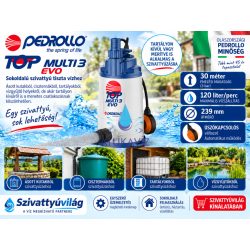 Pedrollo Top MULTI 3-EVO szivattyú 