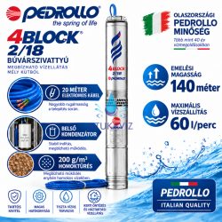 Pedrollo 4BLOCKm 2/18 búvárszivattyú 14 bar