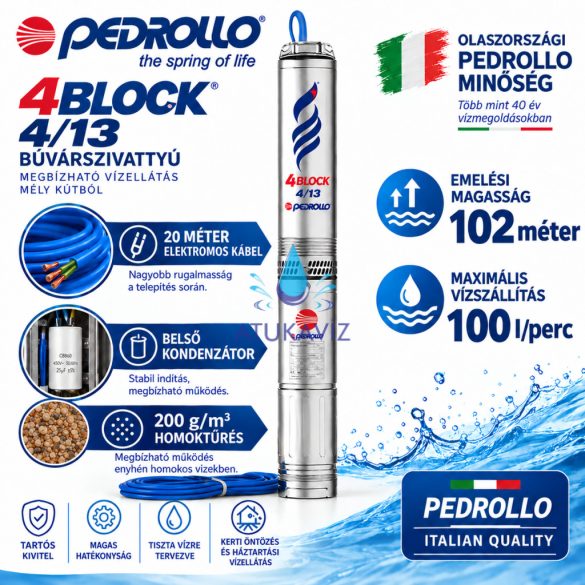 Pedrollo 4BLOCKm 4/13 10 bar