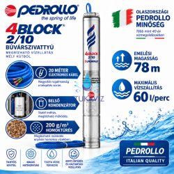 Pedrollo 4blockm csőbúvár szivattyú