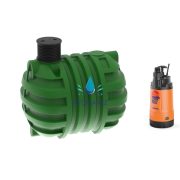 Víztartály szivattyúval 10000Liter