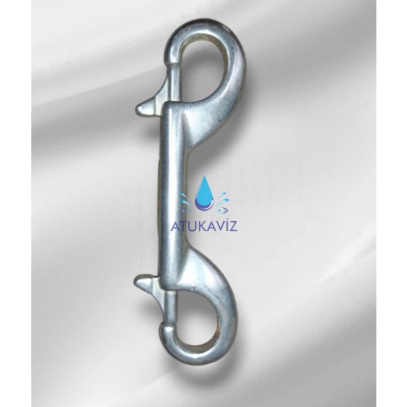 A4 saválló AISI 316 dupla karabiner 100mm