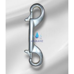 Dupla karabiner saválló, sóálló 115mm