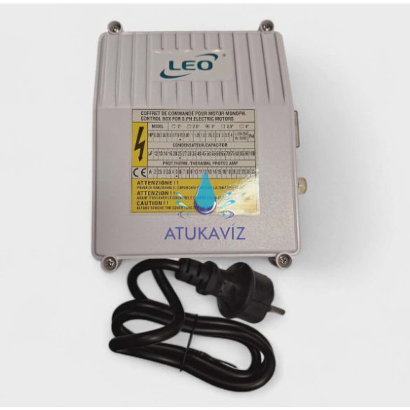 Leo szivattyú indító doboz 550W 5A 