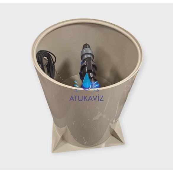 Szennyvízátemelő MINI 1000X700 550 literes szivattyúval 