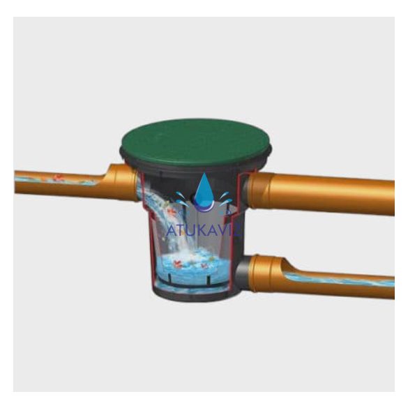 Esővíz szűrő 3 állású 440mm átmérő