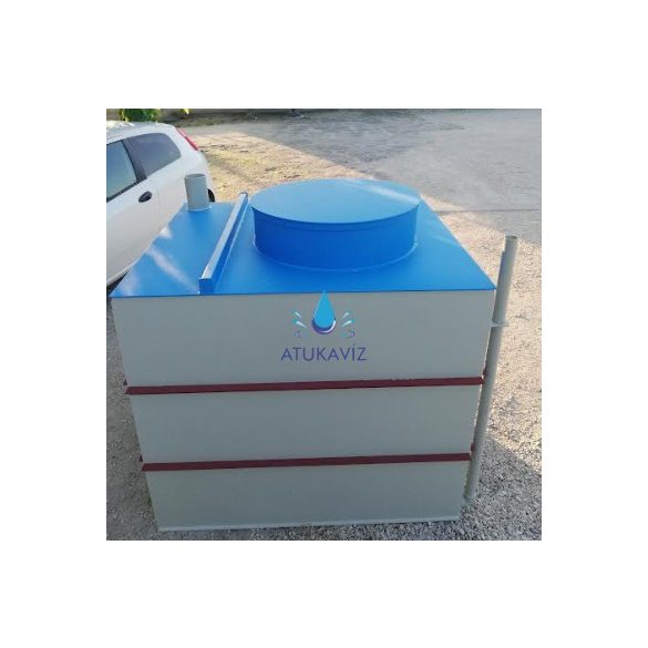 Műagyag kútakna 150X120x130cm 