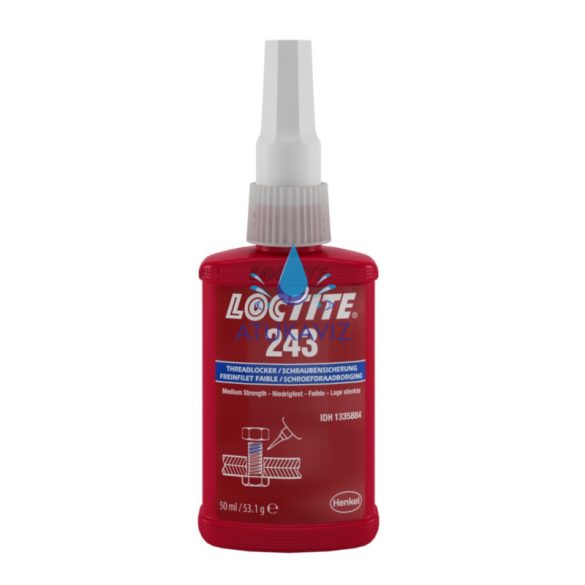 Loctite 243 50ml menetrögzítő és tömítő 