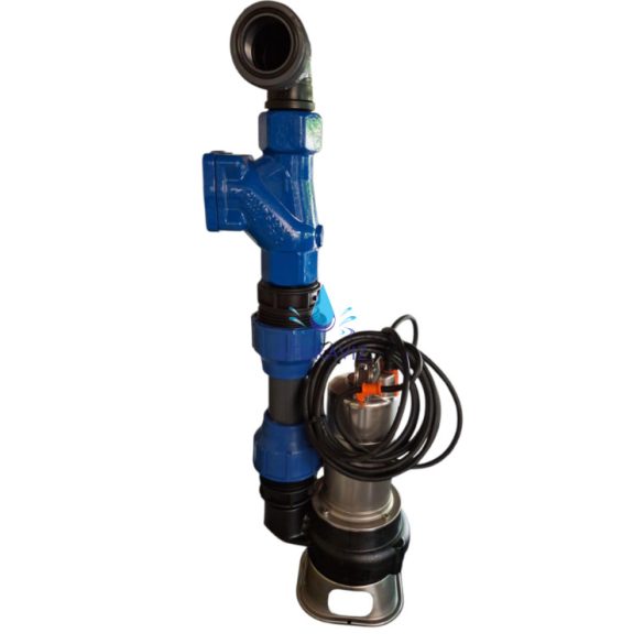 Szennyvízátemelő kültéri riasztóval 