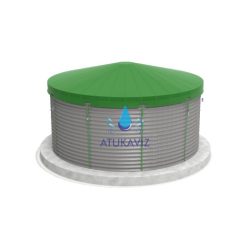 Felszín feletti záportározó acélból 