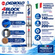 Pedrollo 4BLOCK csőbúvár szivattyúk (készletben is)