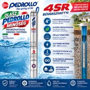 Pedrollo 4SR és 4SR-F búvárszivattyú 